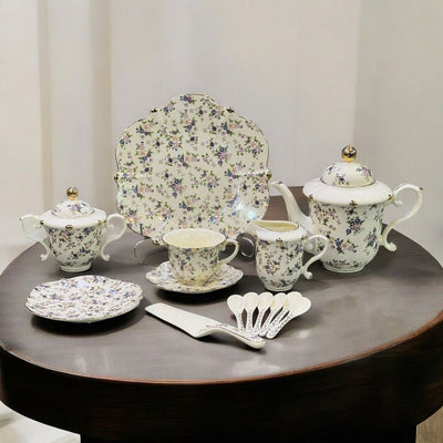 32-Piece Royal Albert Tea Set ? Deluxe Edition