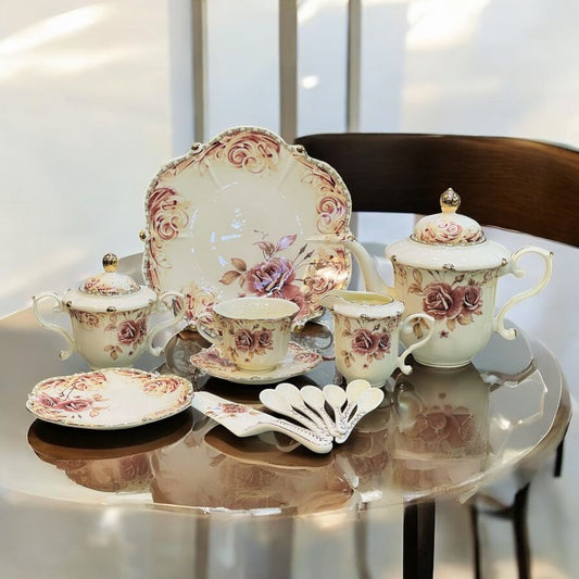 32-Piece Royal Albert Tea Set ? Deluxe Edition