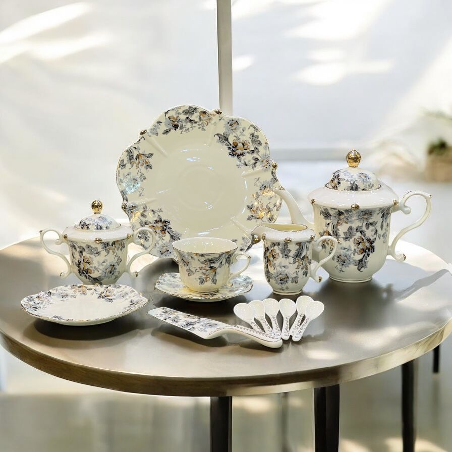 32-Piece Royal Albert Tea Set ? Deluxe Edition