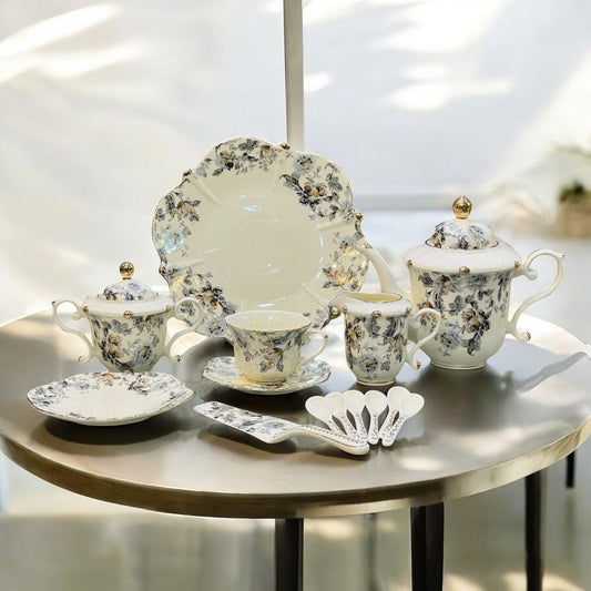 32-Piece Royal Albert Tea Set ? Deluxe Edition