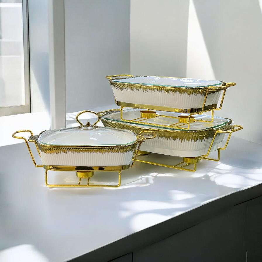 Buffet Dishes 3 Pcs Set