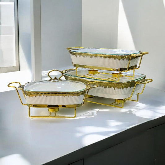 Buffet Dishes 3 Pcs Set