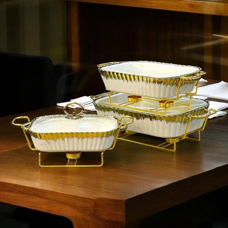 Buffet Dishes 3 Pcs Set