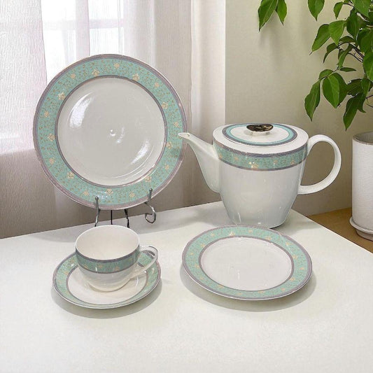 24-piece bone china tea set