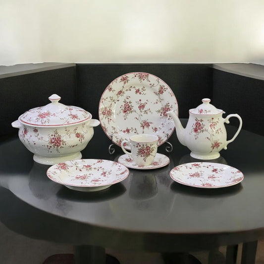 stoneware dinner set (12 serving, 85 pcs)