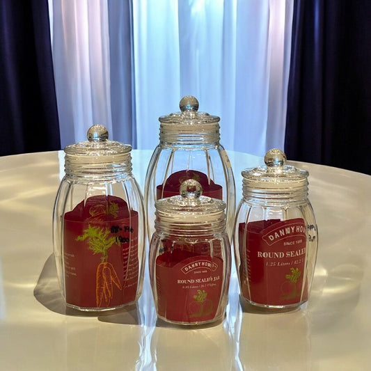Glass Jar Set (4 pcs)