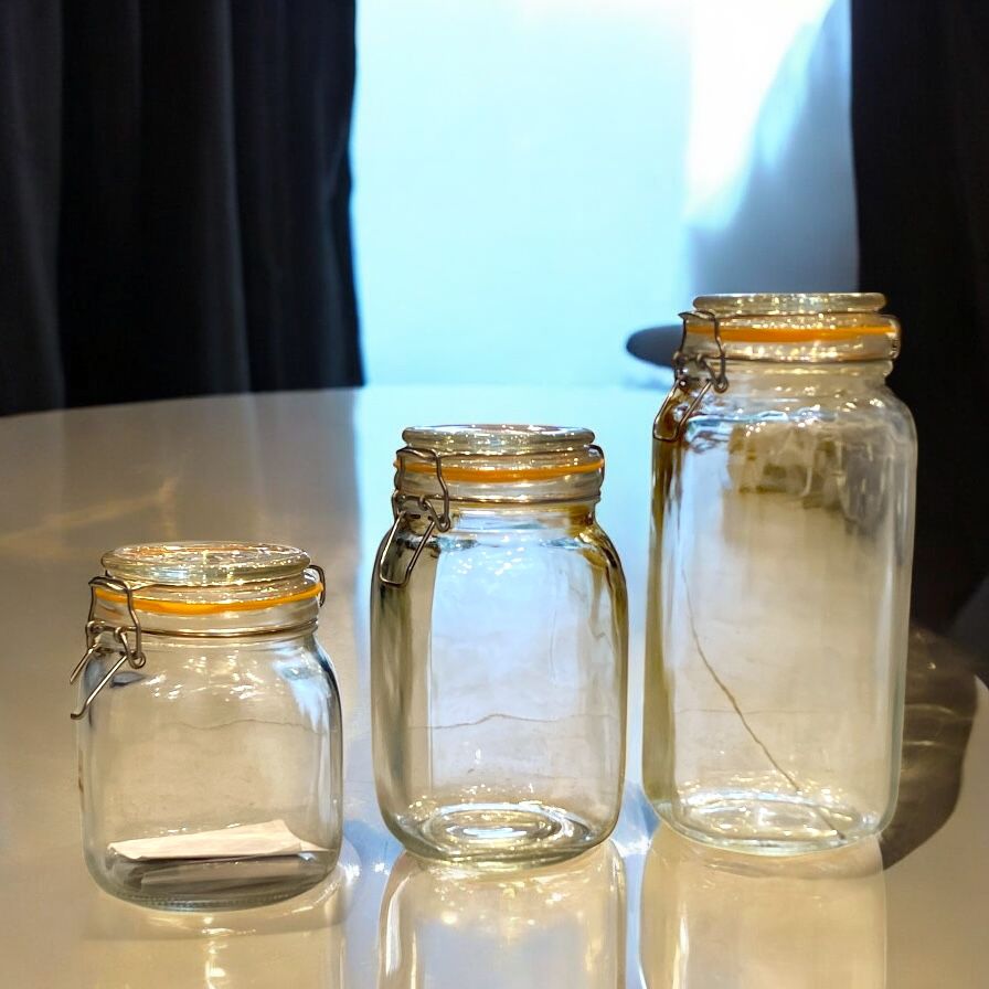 Glass Jar Set (3 pcs)