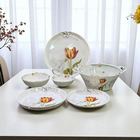 Melamine dinner set 72pcs