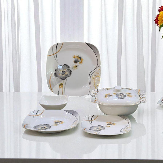 Melamine square dinner set 72pcs