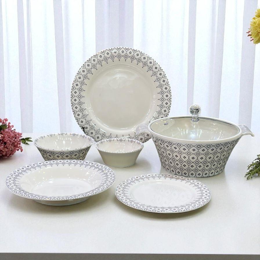 Melamine dinner set 72 pcs