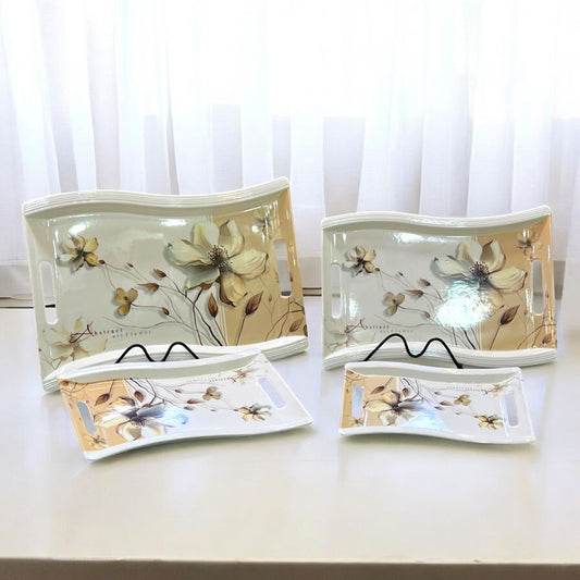 Plastic Tray Set 4 pcs