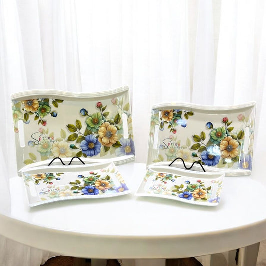 Plastic Tray Set 4 pcs
