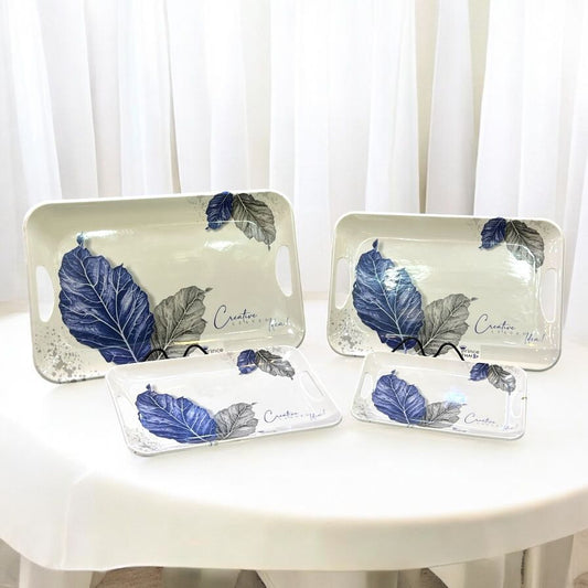 Plastic Tray Set 4 pcs