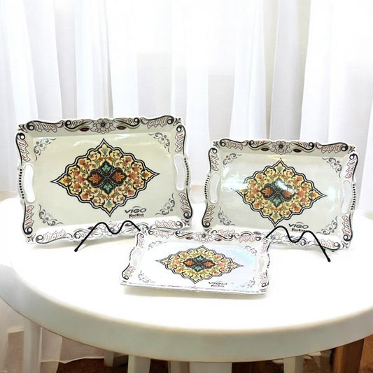 Plastic Tray Set 3 pcs
