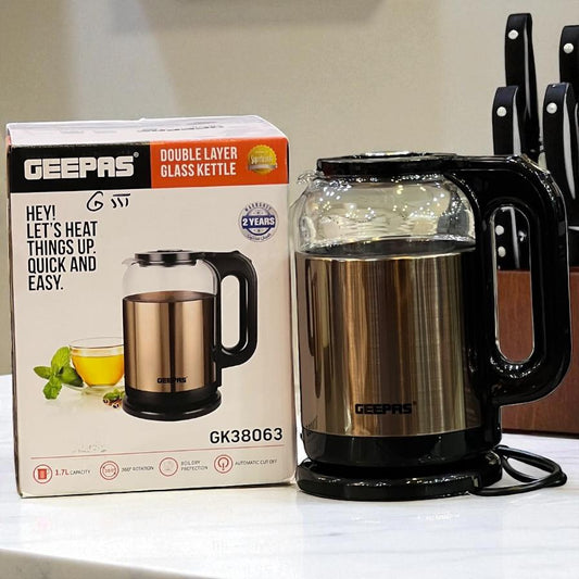 Double Layer Glass Kettle