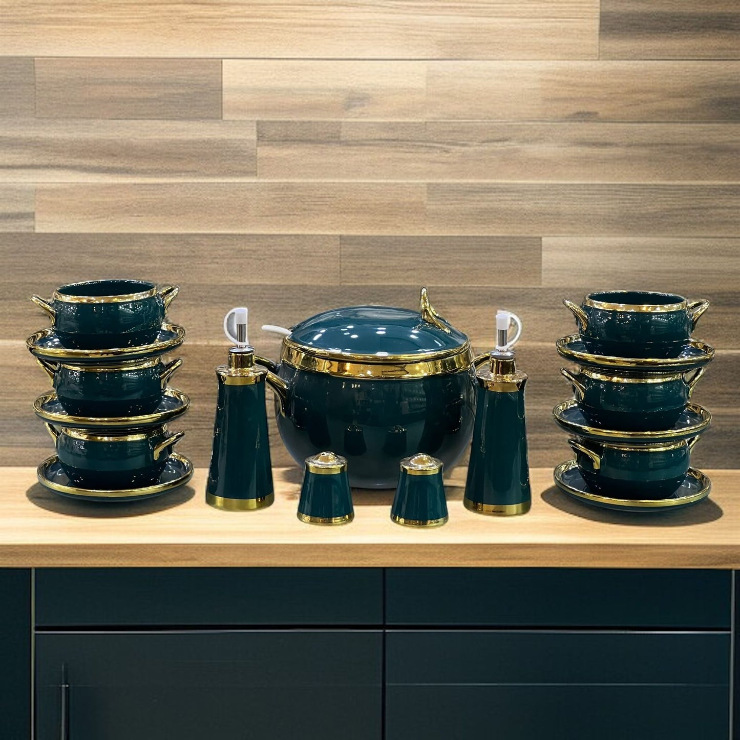 25-piece soup set