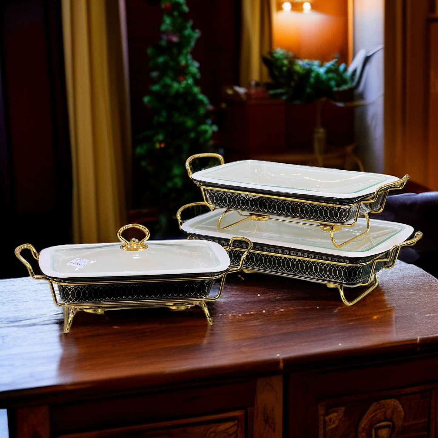 Buffet Dishes 3 pcs set