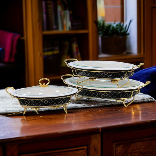 Buffet Dishes 3 pcs set