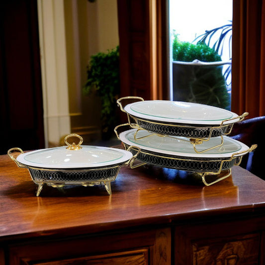 Buffet Dishes 3 pcs set