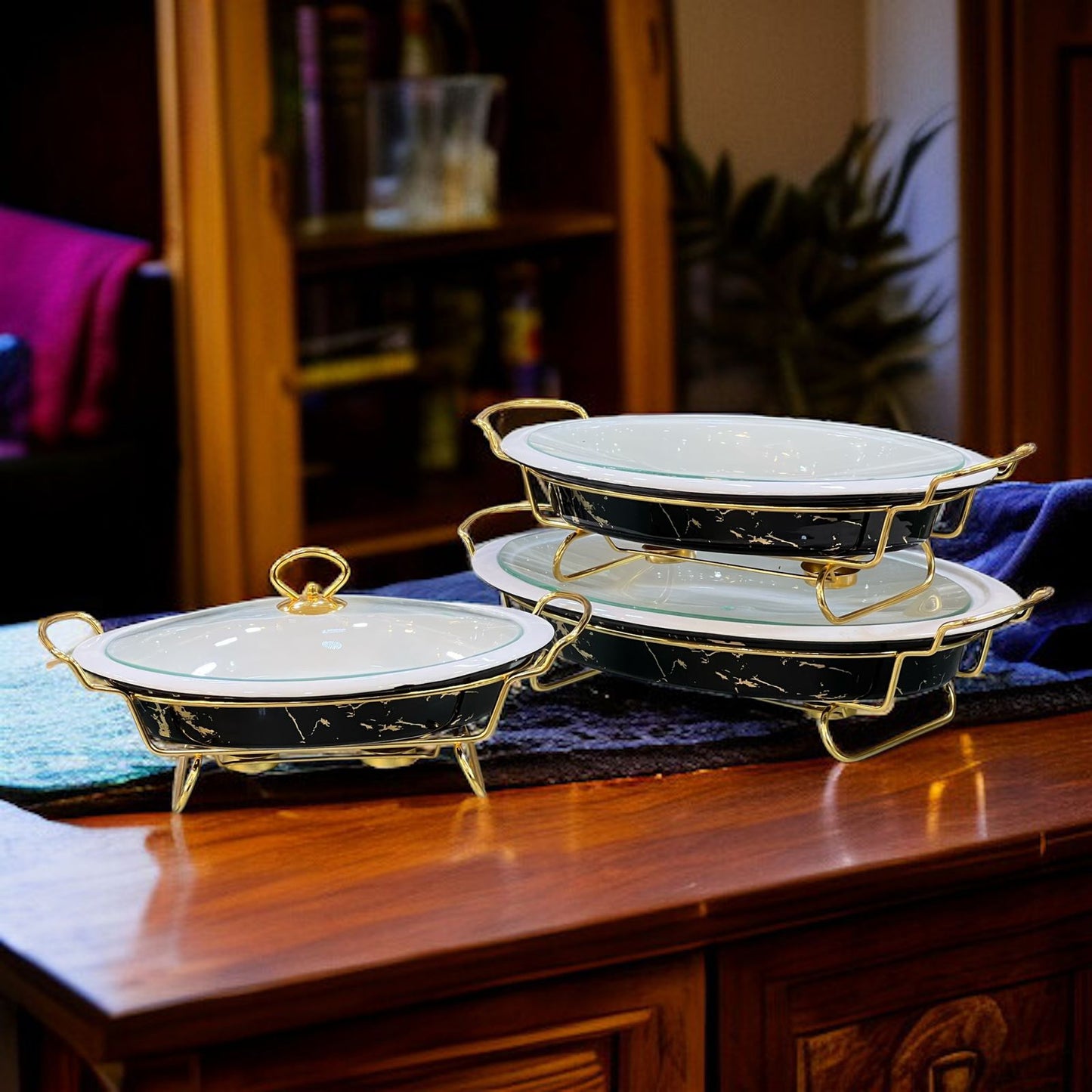 Buffet Dishes 3 pcs set