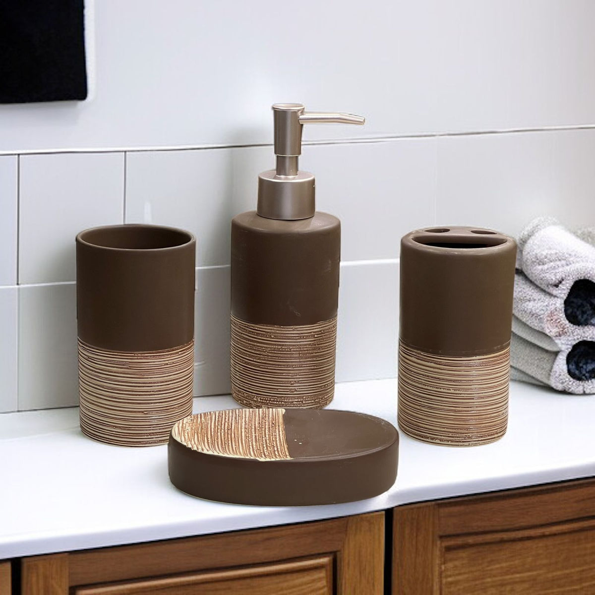 Bathroom Set 4 pc
