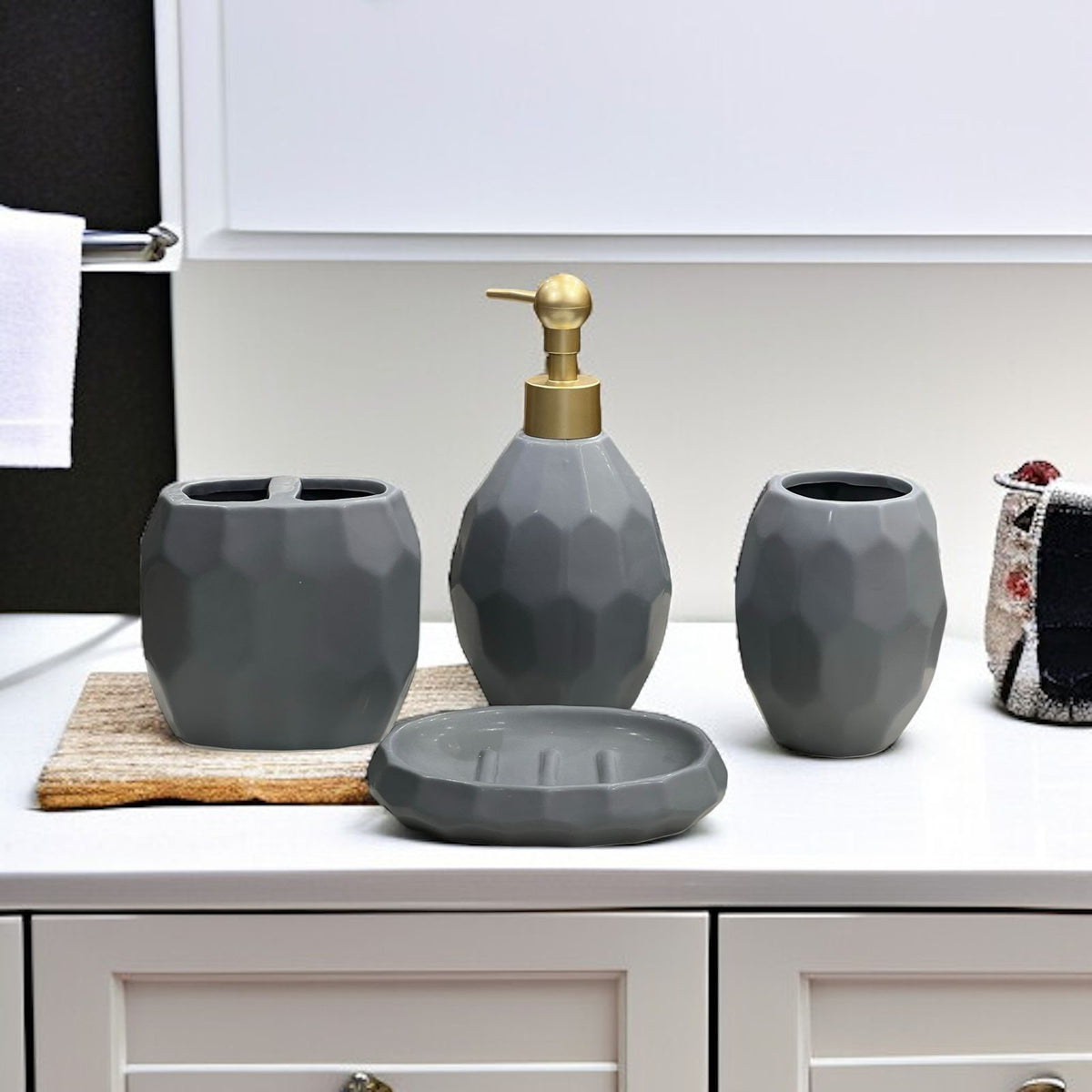 Bathroom Set 4 pc