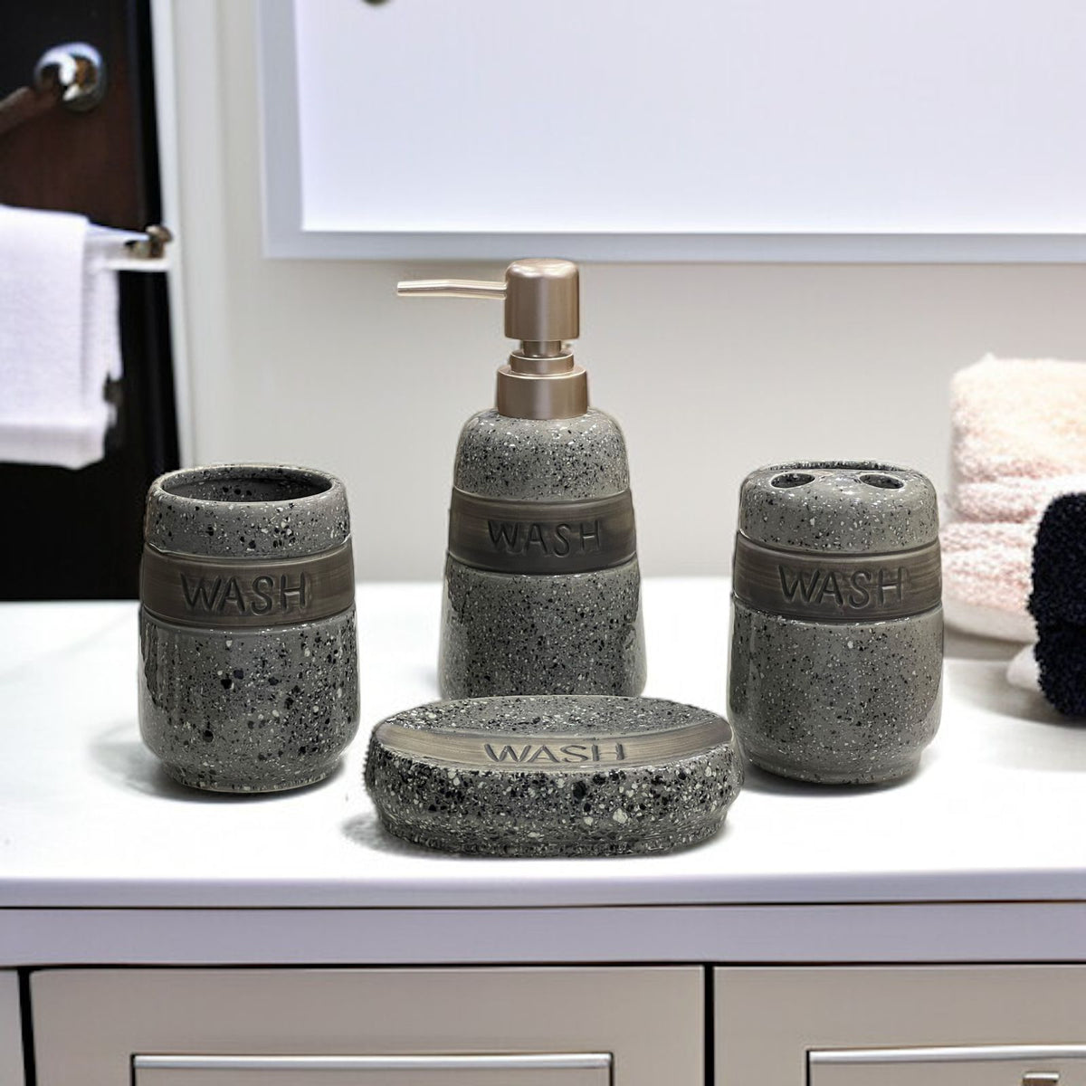 Bathroom Set 4 pc