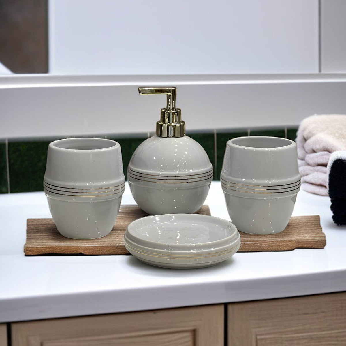 Bathroom Set 4 pc