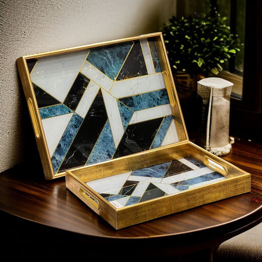 Italian Tray Set 2 pc