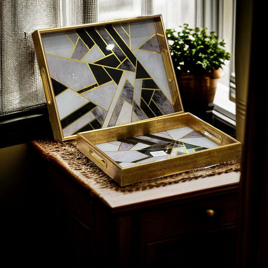 Italian Tray Set 2 pc