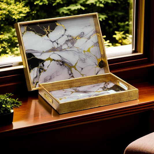 Italian Tray Set 2 pc
