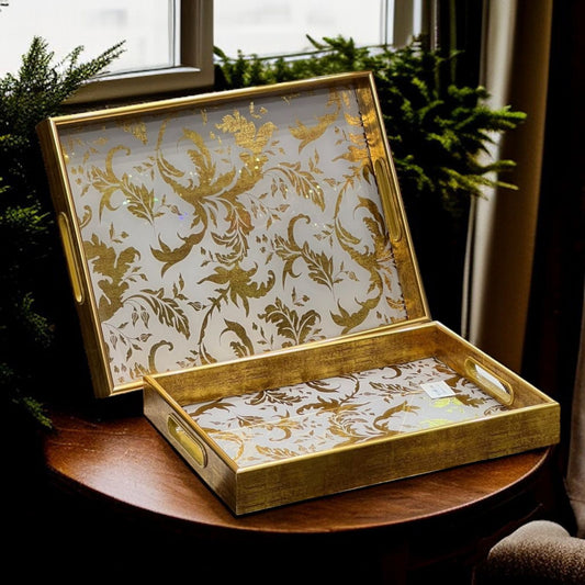 Italian Tray Set 2 pc