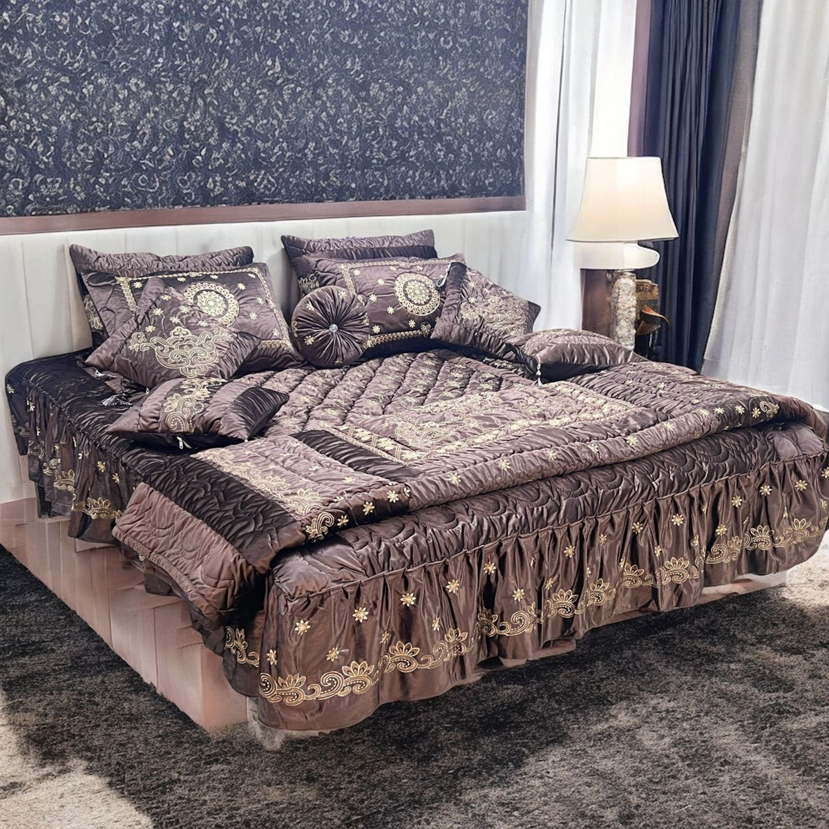 Sultan Velvet Embroidery Set 9 pcs