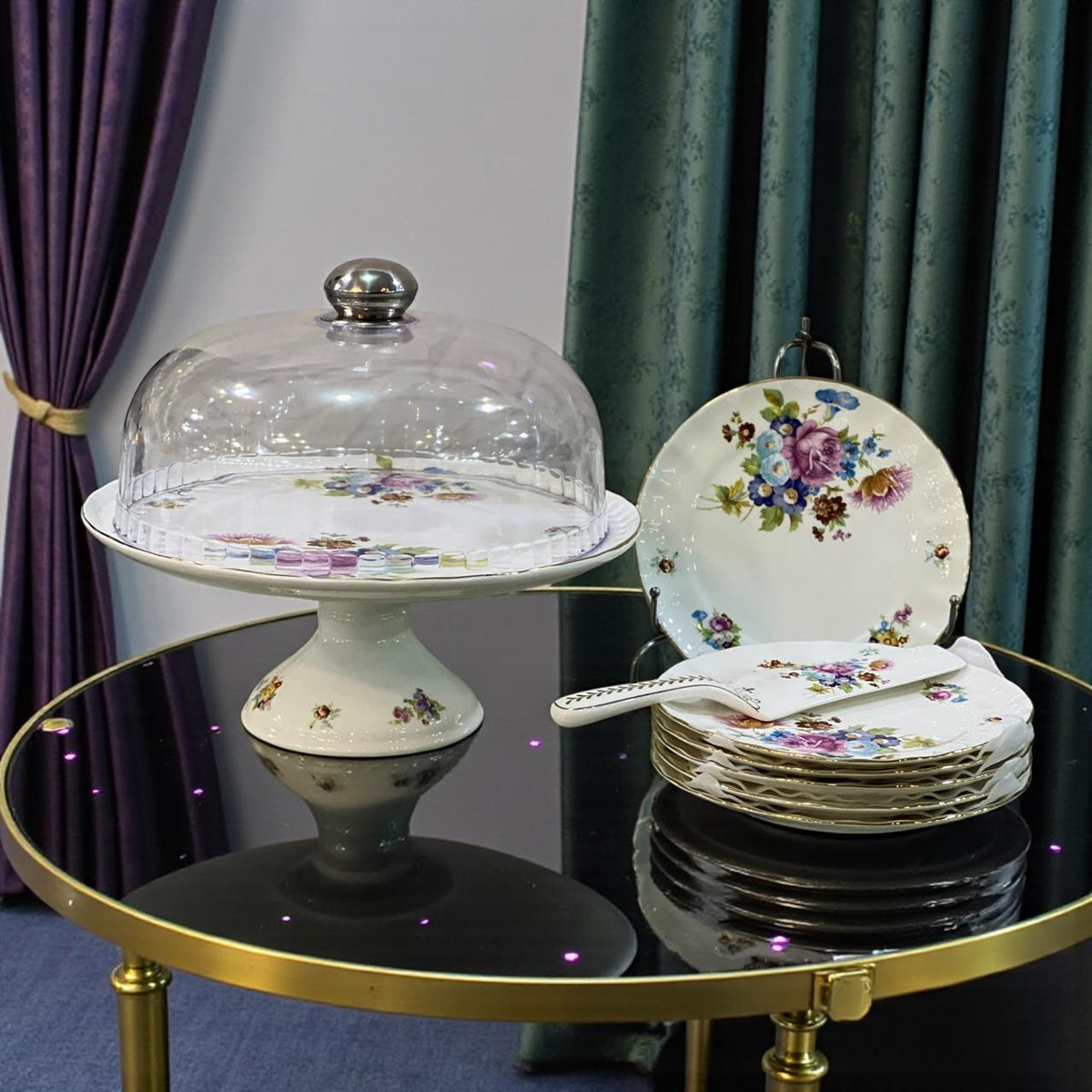Royal Albert Cake Set