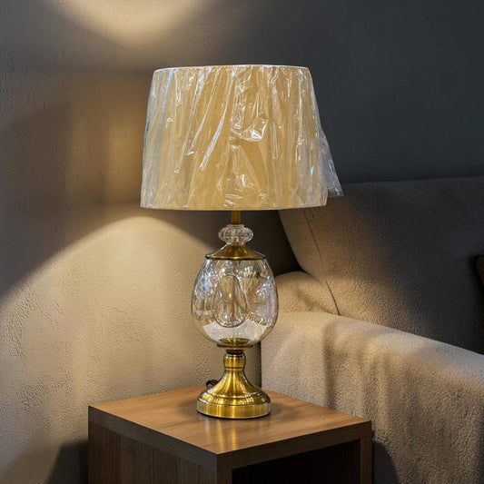Glass Lamps Pair