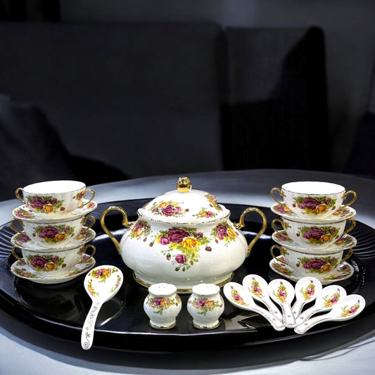 Royal Albert Soup Set