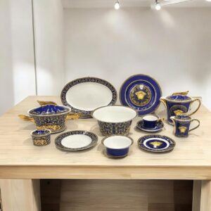 Versace Medusa Blue 8 Serving