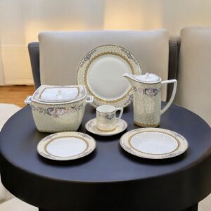 Bone china Dinner set 61pcs