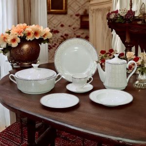 Bone China Dinner Set 8 servings 61 pcs