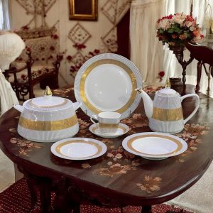 Bone China Dinner Set 8 servings 61 pcs