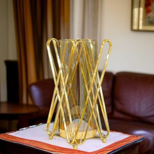 Metal Candle Holder Large